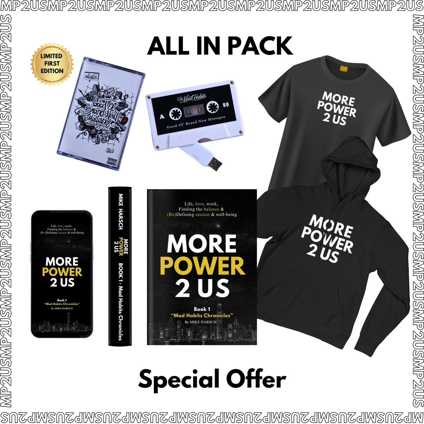 8- ALL IN PACK - USB K7 x BOOK x MERCH
