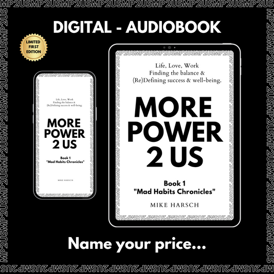 2- Digital Audio Book - More Power 2 Us - Book 1 "Mad Habits Chronicles - PRE-ORDER