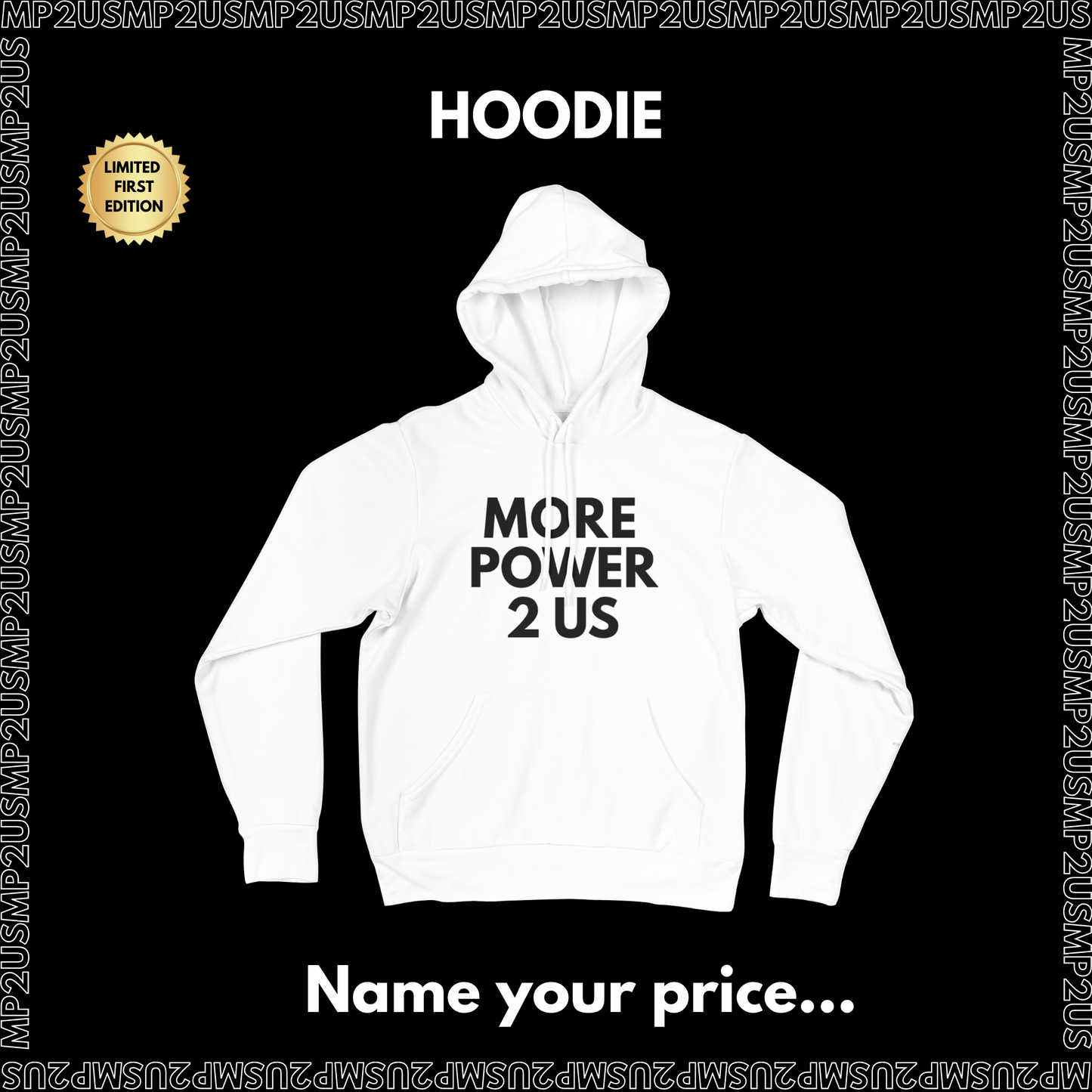 6-"Bold Statement" Hoodie - Black & White