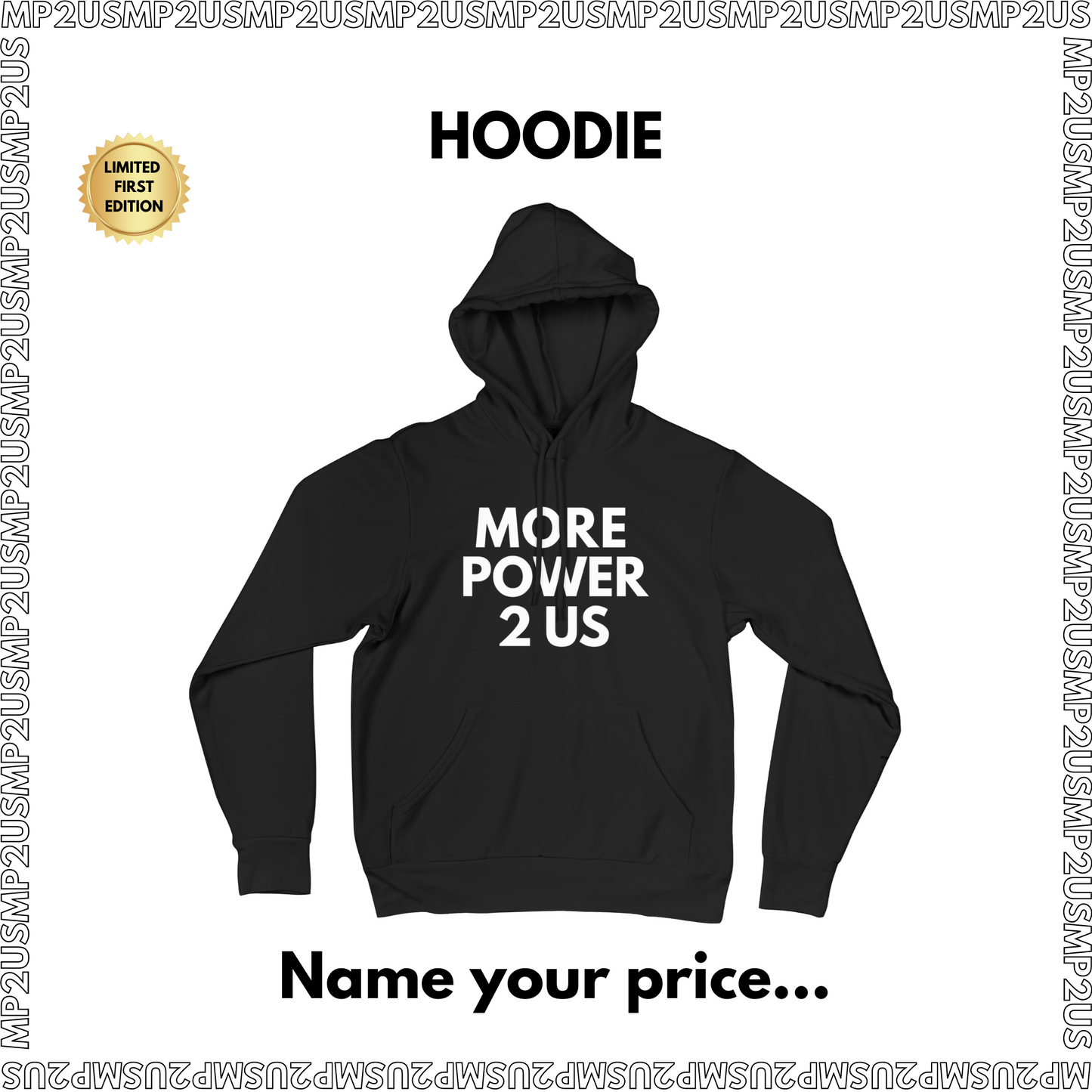 6-"Bold Statement" Hoodie - Black & White