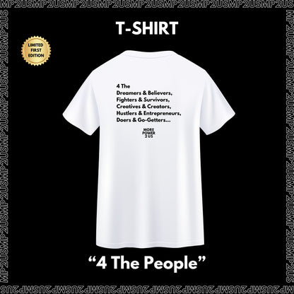 "4 The People" - PROUD 2 PAY PACK - BOOK (Digital + Physical) + T-SHIRT (White)